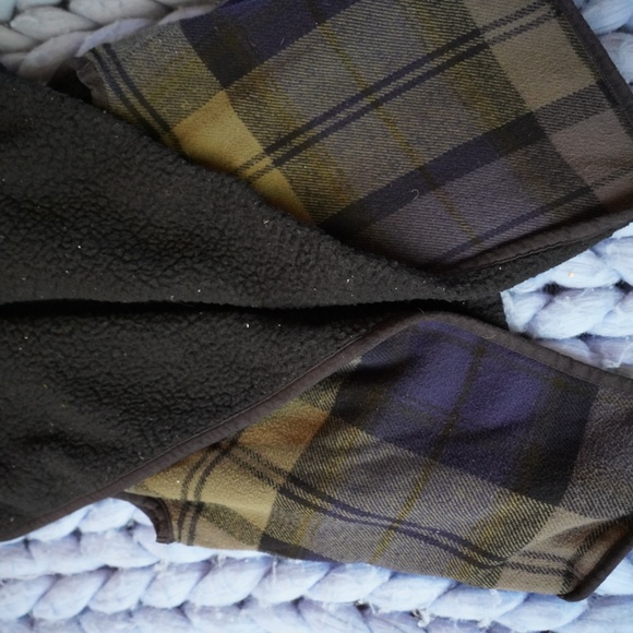 Green and Blue Plaid Vest - Picture 2 of 3